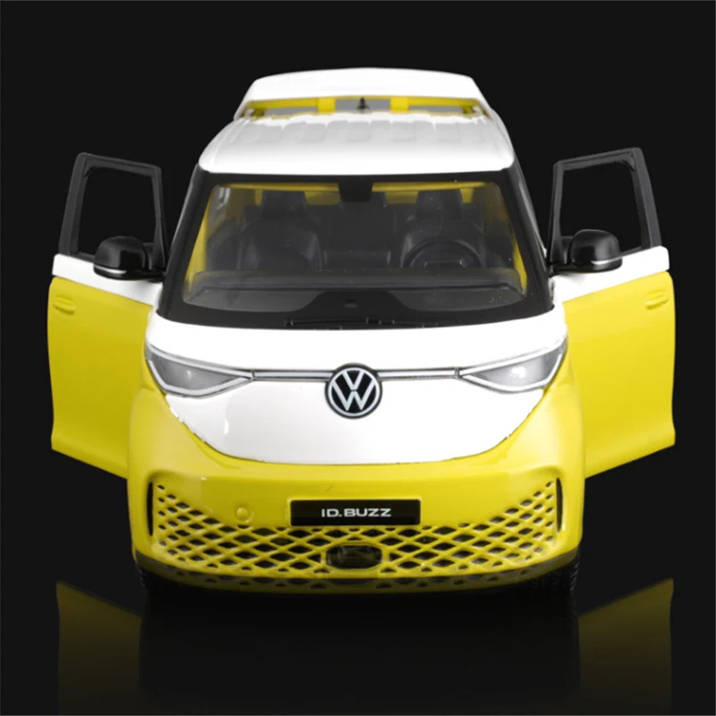 Maisto 1:24 Volkswagen ID BUZZ Alloy BUS Car Model Diecasts Simulation Metal Travel Bus Car Vehicles Model Collection Kids Gifts