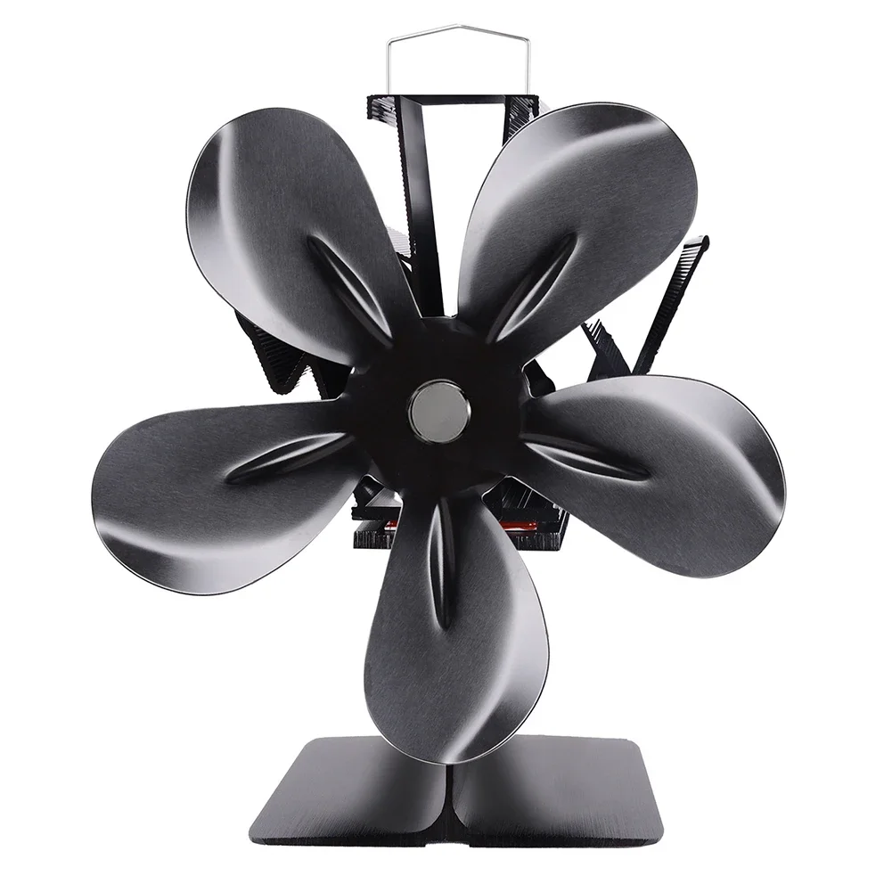 Heat Distribution Fan Stove Fan Efficient Heat Distribution High Temperature Resistant High-Quality Aluminum Alloy