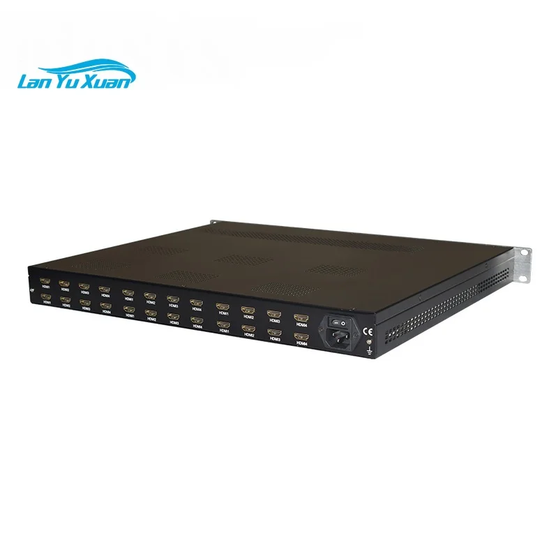 24 in 1 Hotel Catv Encoder Modulator Full hd H.264 HD to Qam ISDB-T Modulator Optional for Indonesia Coaxial Cable Tv