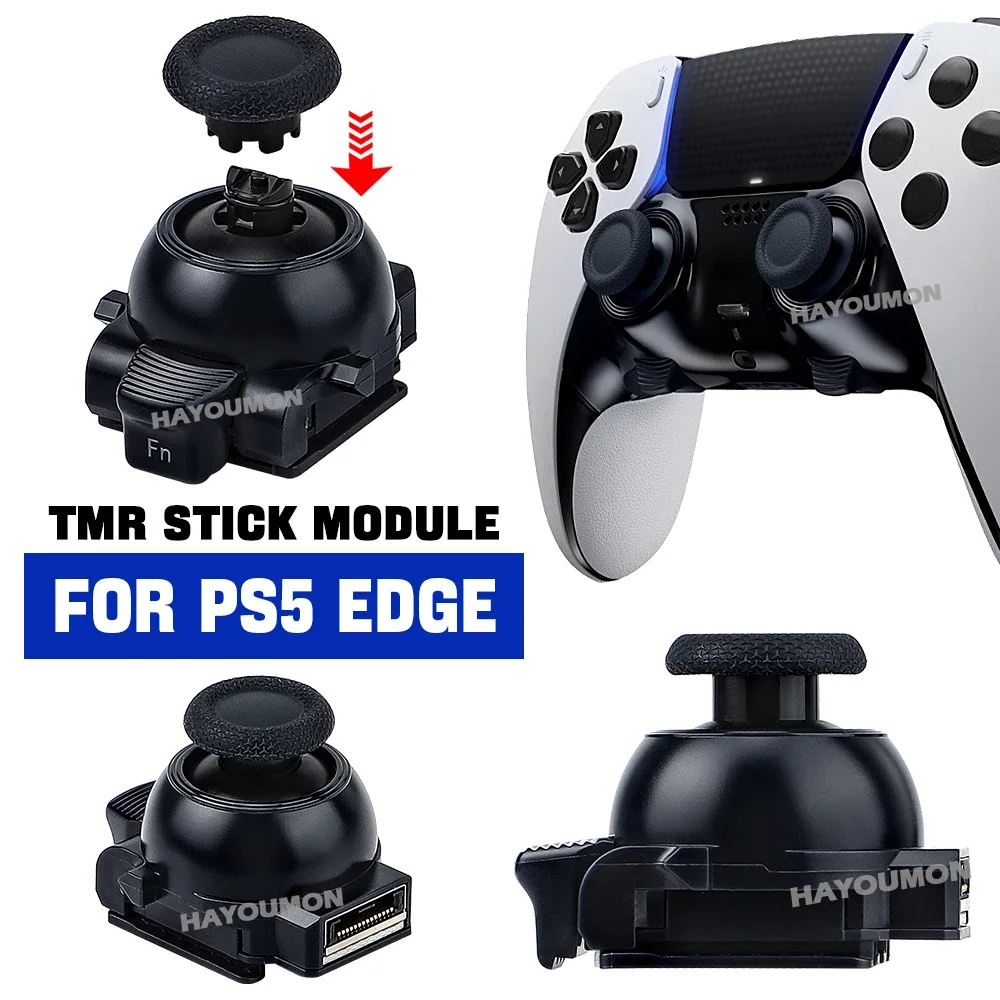 Module de remplacement TMR Stick pour manette PS5 Edge, pour joystick analogique PS5 Edge afin de résoudre le problème de dérive et restaurer la précision de niveau professionnel.