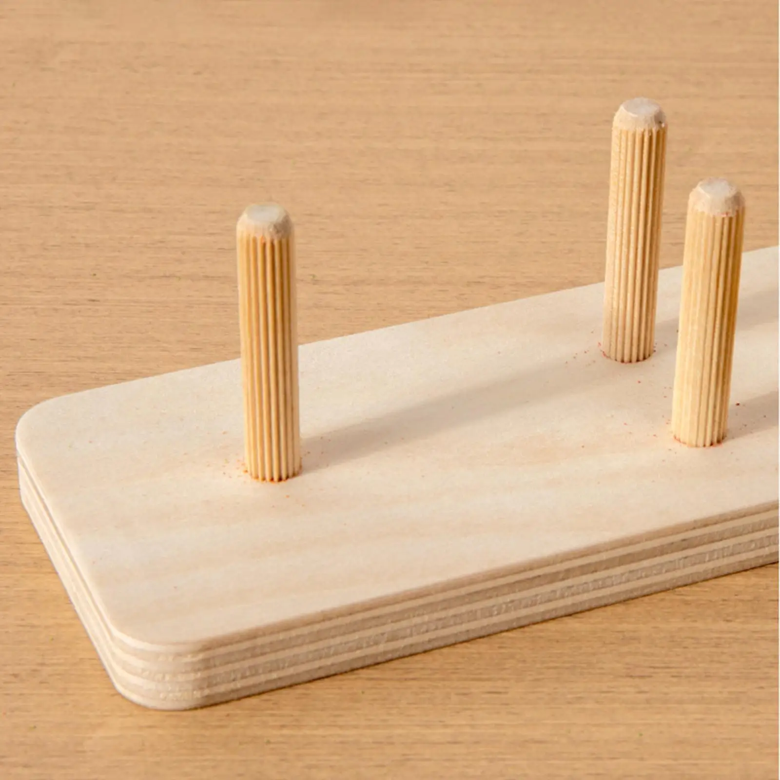 Blocchi di riconoscimento del colore della forma educativa del giocattolo impilabile di ordinamento di frutta in legno