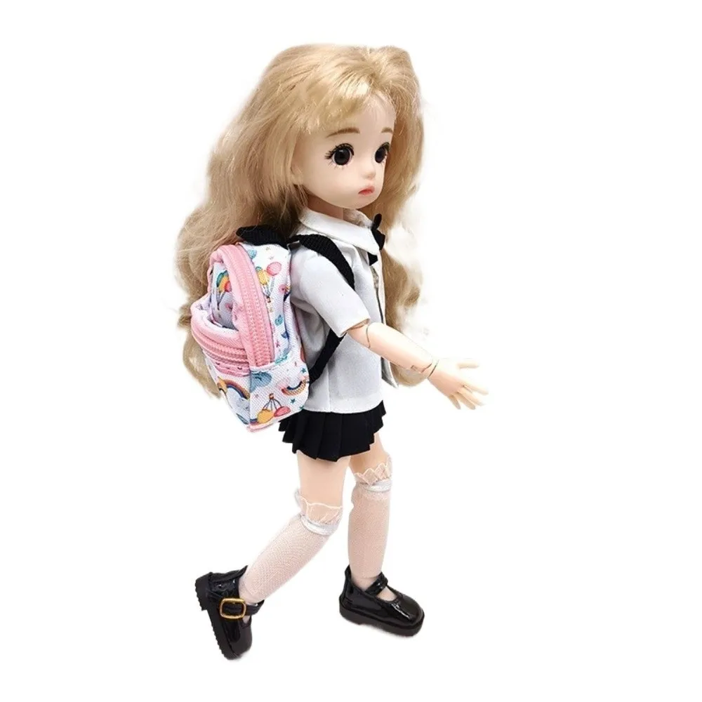Ropa Cute Flower Schoolbag Bag Hand-made Replacement Dollhouse Decors Clothes Matching DIY BJD Backpack Idol