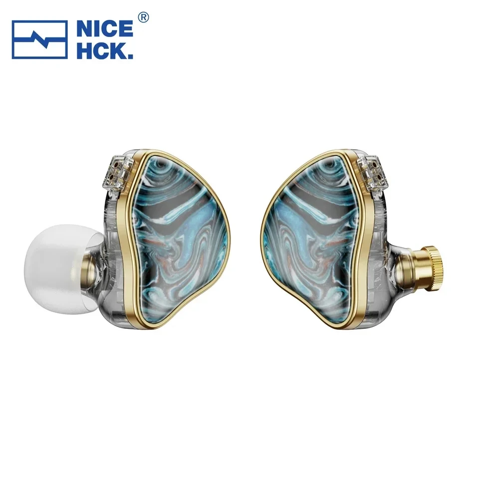 Fone de ouvido intra-auricular NiceHCK NX7 MK4, fone de ouvido HiFi com 7 unidades de driver híbrido, com cabo destacável de 0,78 mm e 2 pinos