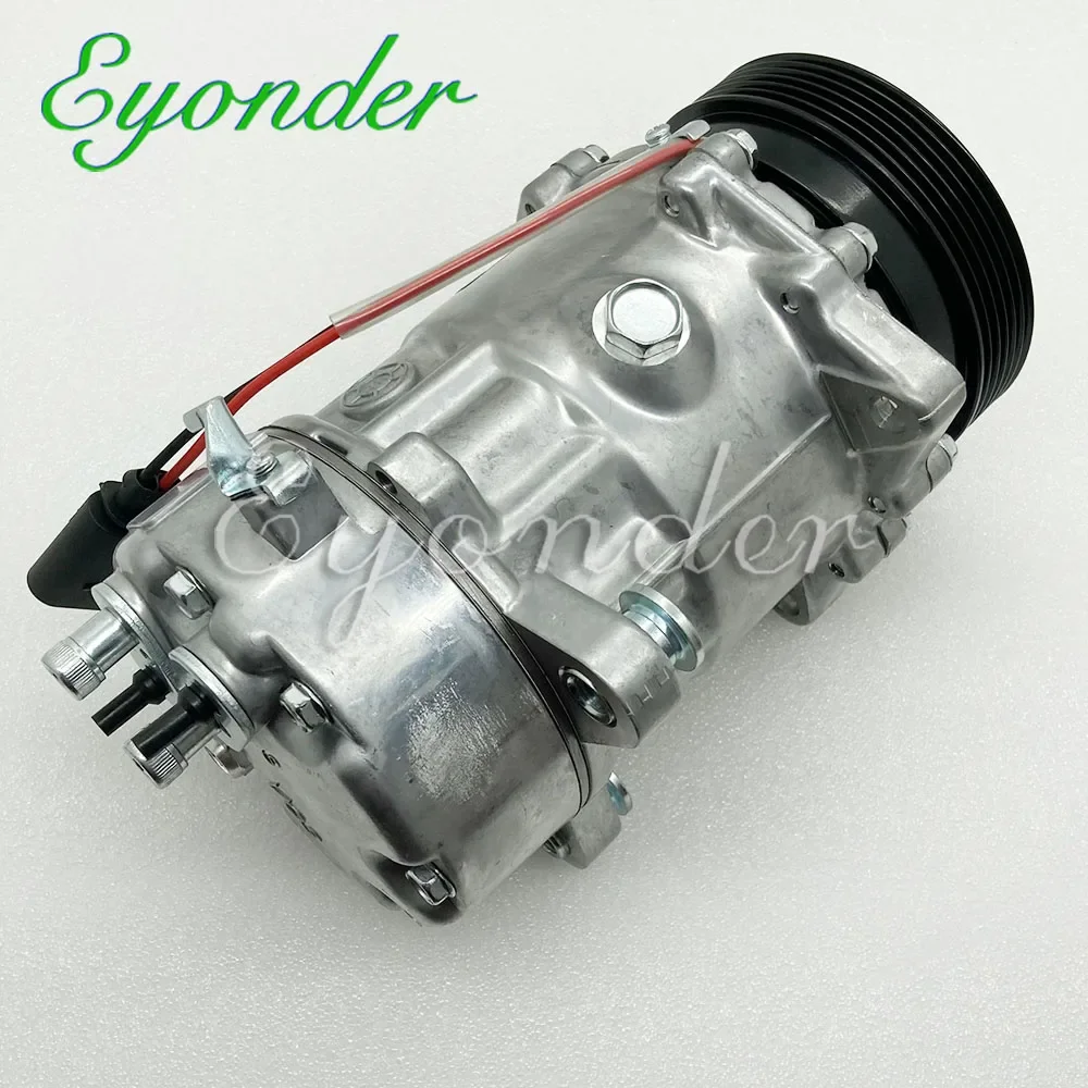 SD7V16 AC A/C Air Conditioning Compressor Cooling Pump for Volkswagen Beetle Golf Jetta 1.8 1.9 2.0 2.8 L 1J0820805 1J0820803A