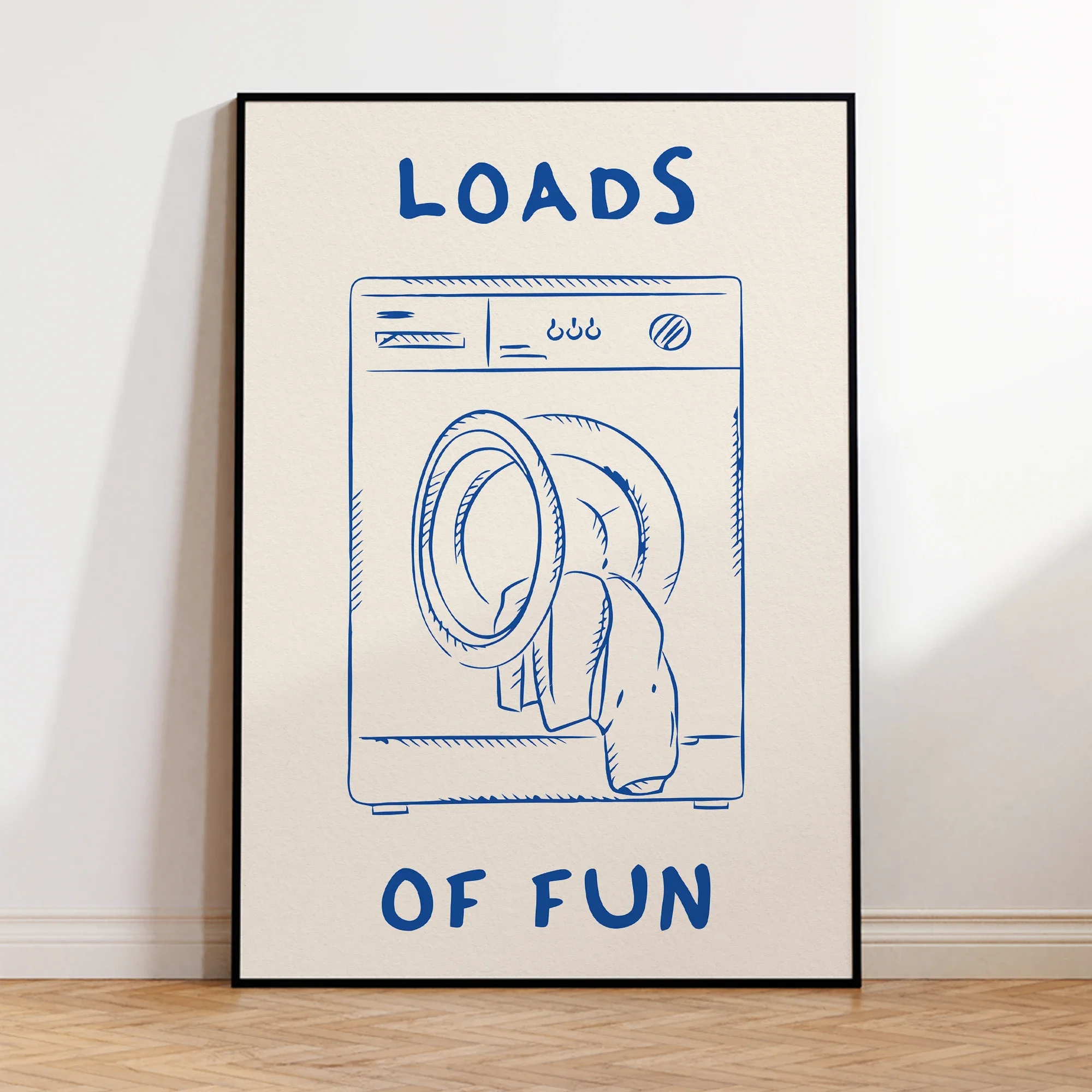 Interesting Loads Of Fun Washing Machine Wall Art Prints Canvas Painting Poster Picture For Laundry Room Bathroom Home Decor