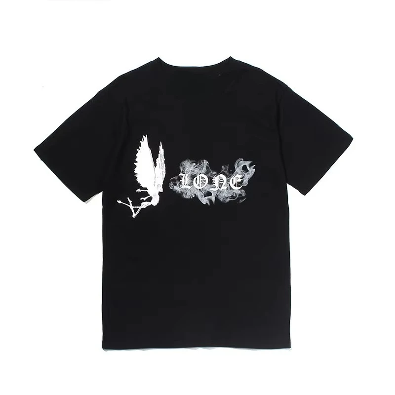 2026 lässiges amerikanisches Kurzarm-T-Shirt, geeignet für Männer und Frauen, lockeres Rundhals-Oberteil, bedrucktes Sommer-Paar-T-Shirt – Detail 4