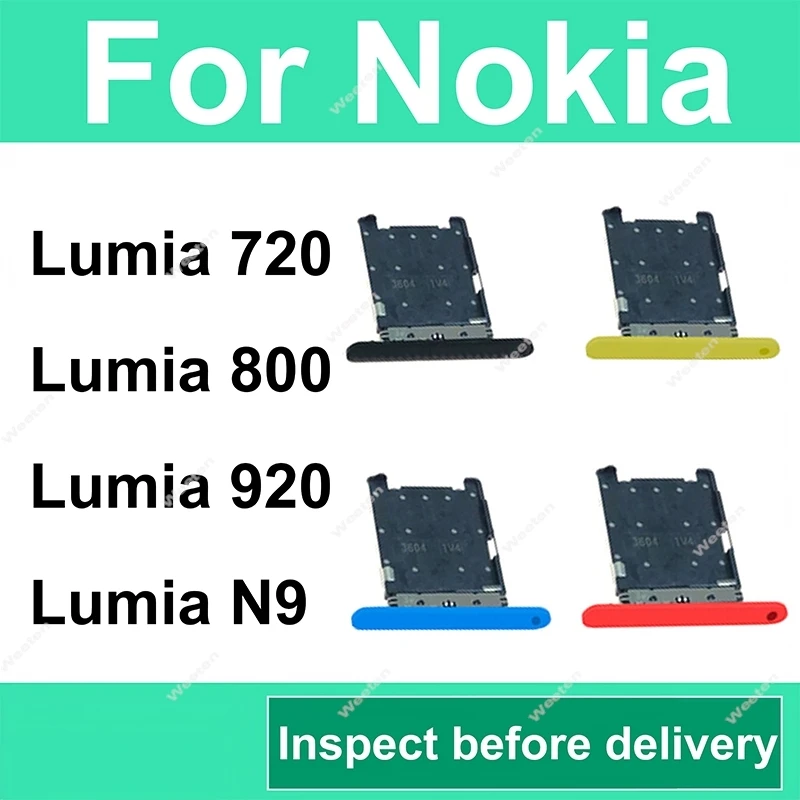 Suporte para Cartão SIM para Nokia Lumia 720 920 800 N9, Conector de Leitor de Cartão SIM, Adaptador de Reparo