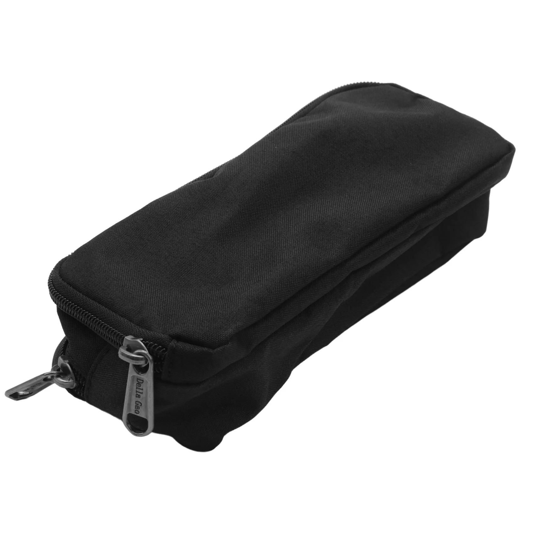 

Big Capacity Pencil Case Oxford Storage Pouch Marker Pen Case Simple Stationery Bag School Office Organizer Black