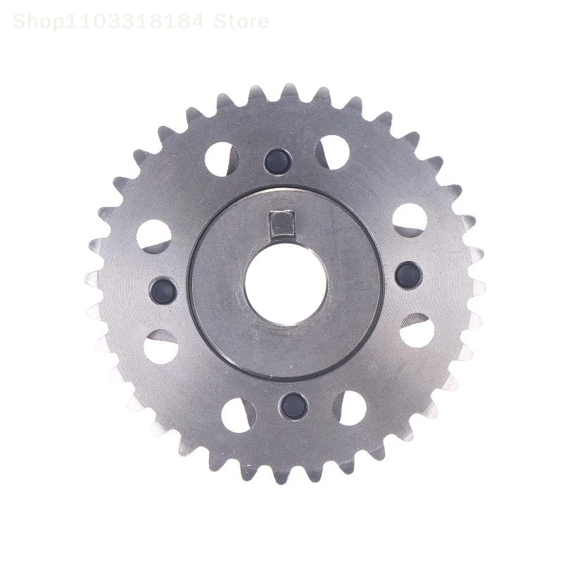 Gear Camshaft 4-Sekrup 36-Gigi Untuk Fino/Mio/Sporty/Wave125 – Kompatibel Dengan Mesin 4-Katup, Dilengkapi Penanda Derajat Gesekan