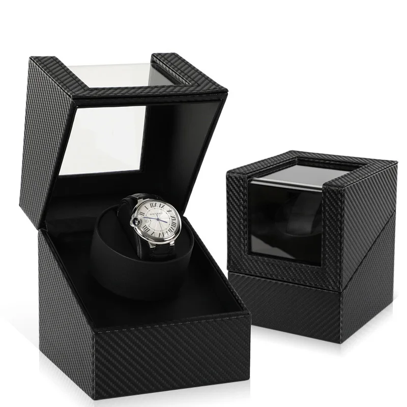 Luxury PU Automatic Watch Winder High Quality Motor Shaker Watch Winder Holder Mechanical Watch Winding Organizer Storage Boxes