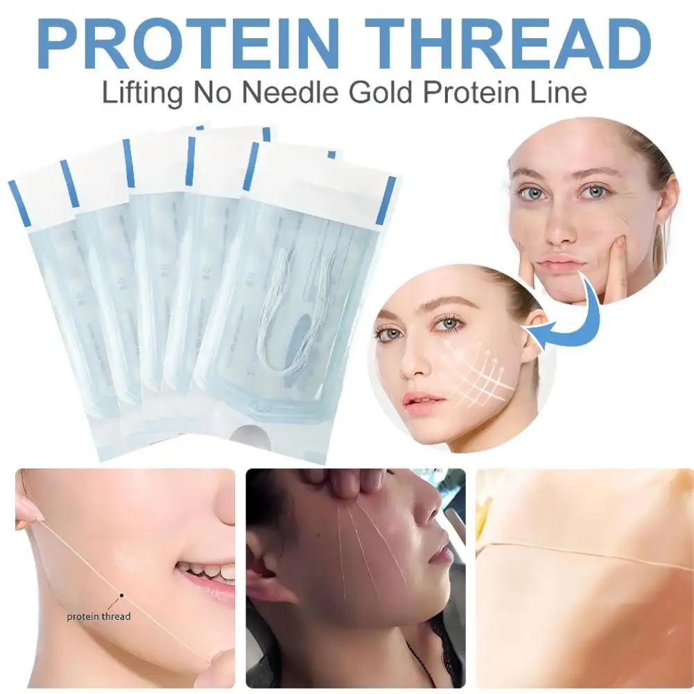 

Radar Thread No Needle Silk Fibroin Line Carving Essence Collagen Facial Thread Lift Anti Aging Hyaluronic Tightening Skin Care