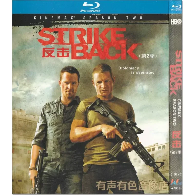 Free Shipping Authentic American Action Shootout TV Series Counterattack Seasons 1-8 High Definition BD Blu-ray 15 Discs