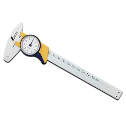 SHINWA Japan Portable Mini Vernier Caliper Plastic Resin Dial High Precision Game Measurement Made in Switzerland