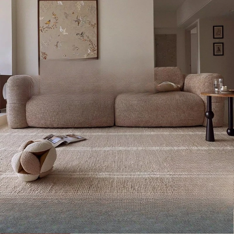 

Hand-woven wool carpet Italian minimalist living room double-sided usable carpet
