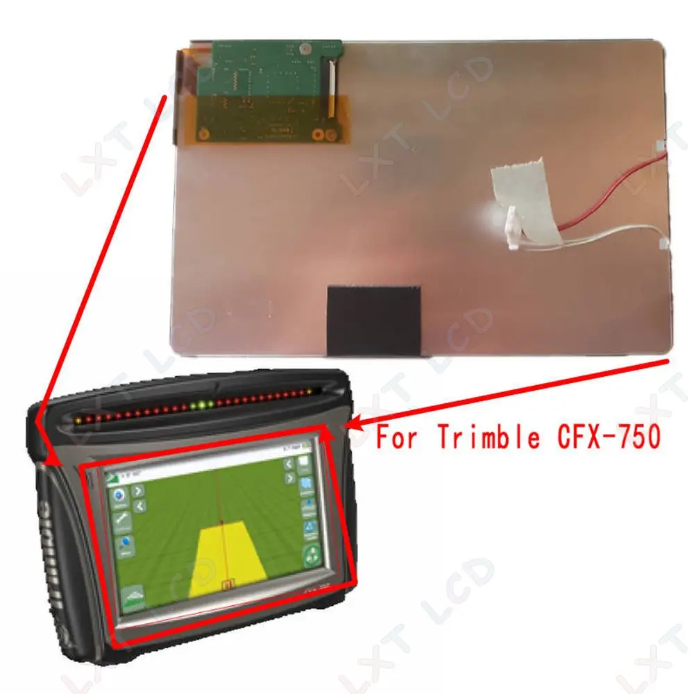 

Оригинальный промышленный ЖК-экран для Trimble CFX-750 FM 750 для Trimble CFX 750 FM750, сменный ЖК-дисплей 8-дюймовый ЖК-дисплей