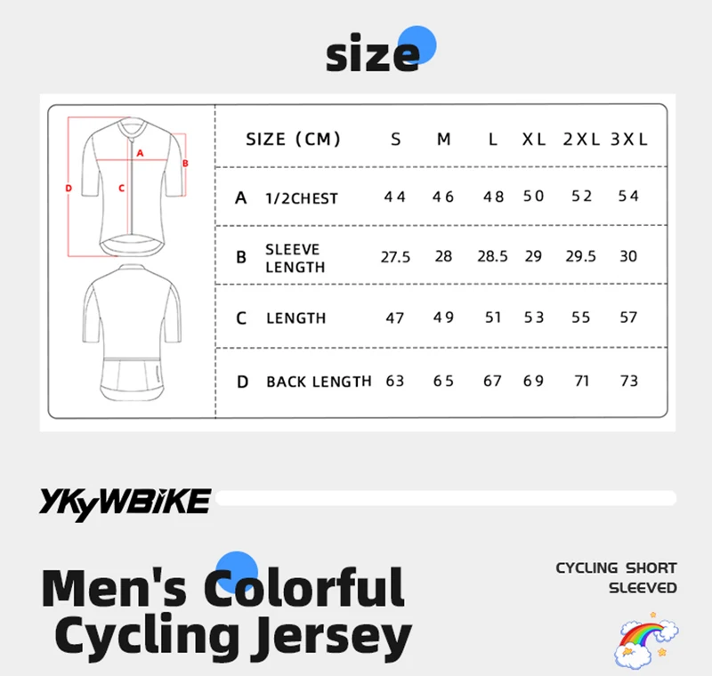 YKYWBIKE Outlet Fahrradbekleidung Sommer Frühling Fahrradtrikot Rennrad-Trägerhose Herren Damen Radtrikot Shorts Basisschichten – Detail 13