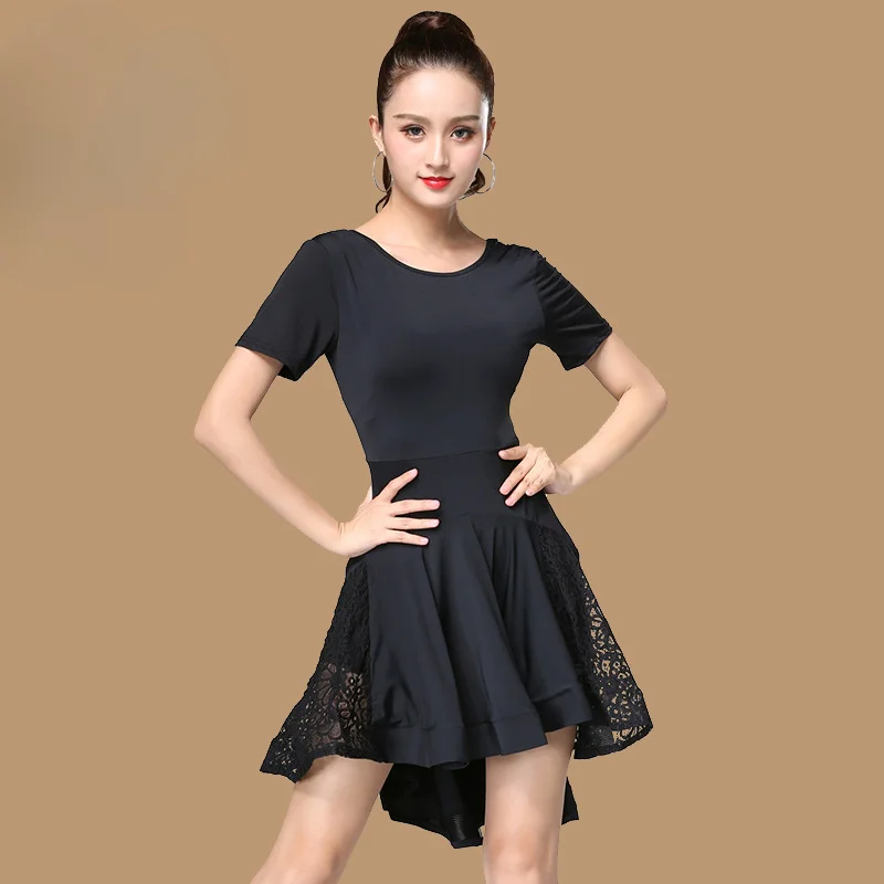 Dance Wear Lace Sexy Clothes Latin Dance Clothing Women Dance Training Dress Performance Dress Dress Samba Line Suit Costume