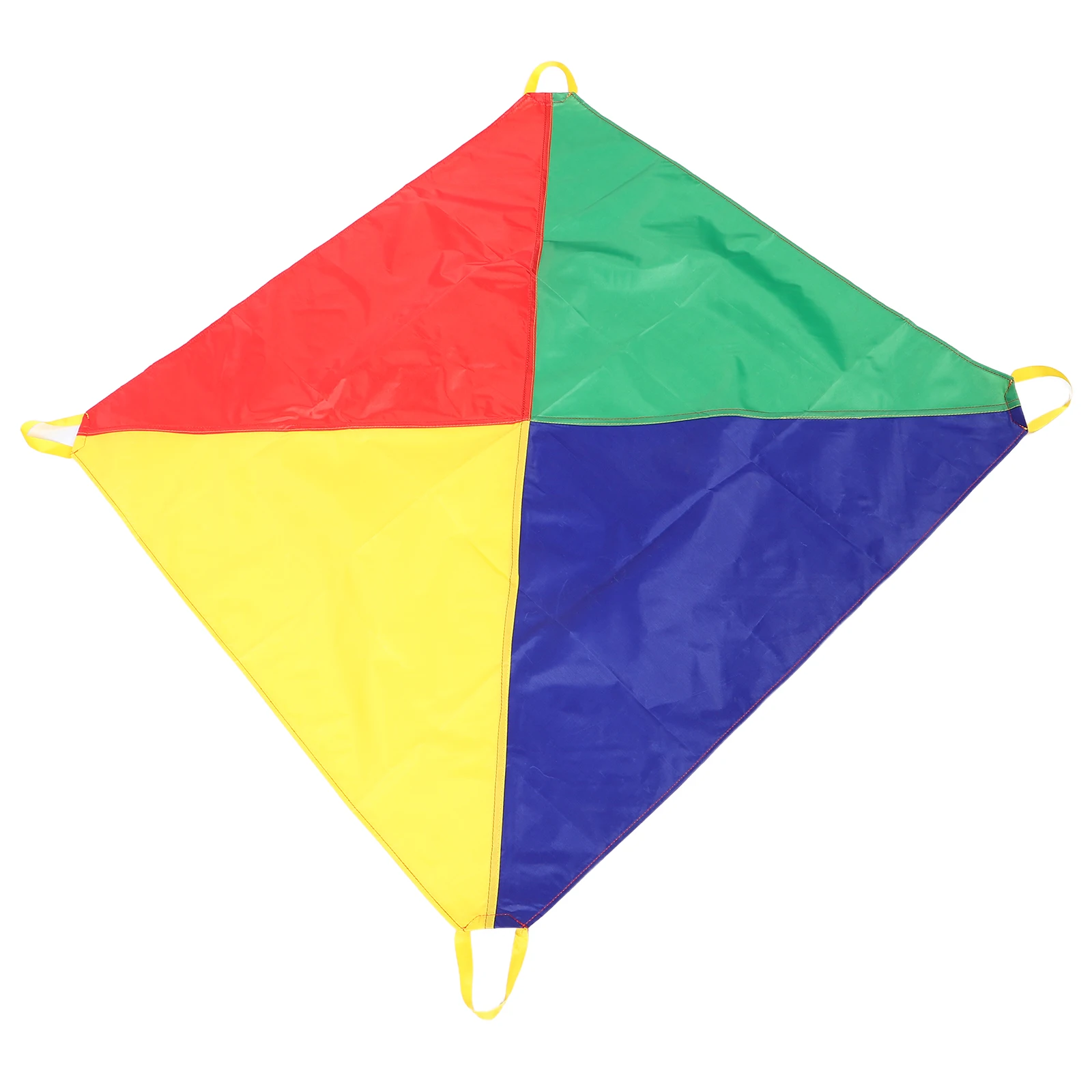 Divertido pára-quedas de arco-íris para crianças jogar pára-quedas grupo do jardim de infância jogar crianças jogos ao ar livre promove trabalho em equipe habilidades sociais brinquedo