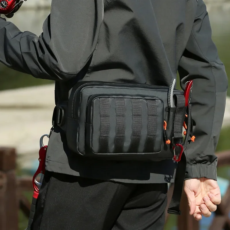 

Outdoor Hiking Sports Waist Bag Waterproof Fishing Camping Bags Lightweight Shoulder Chest Bag Rucksack Tactical Travel Backpack