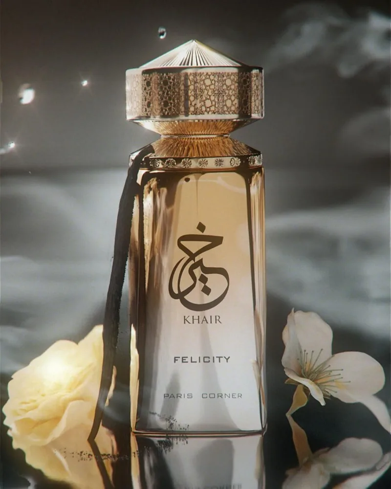 Canto de Paris |   Perfume Khair Felicity - 3,4 fl onças |   Perfume unissex espumante e alegre com champanhe, cássia, rosa, baunilha, almíscar