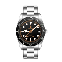 39mm Corgeut Brand Dress Men Mechanical Wristwatch Luxury NH35 Automatic Watch Men's Stainless Steel 200M Waterproof Clock