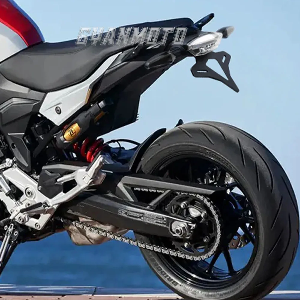 DLA BMW F900R F 900 R F900 R 2020- Motocykl Tylny krótki ogon Uchwyt tablicy rejestracyjnej Wspornik konika Zintegrowane światło LED