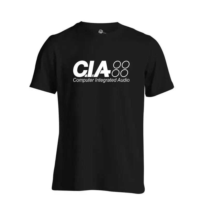 Cia Computer Integrated Audio T Shirt Drum And Bass Label