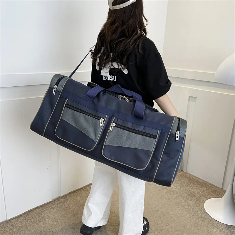 Large Capacity Outdoor Travel Bag Men Women Fitness Casual Trip Handbag Tourism Luggage Clothes Shoulder Crossbody Storage Bags