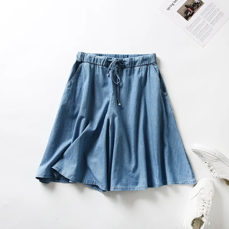 2024 New Hot Summer Women's High Waist Denim Shorts Skirts Femininos Harajuku Casual Solid Color Bottoms Shorts Jeans Femenino