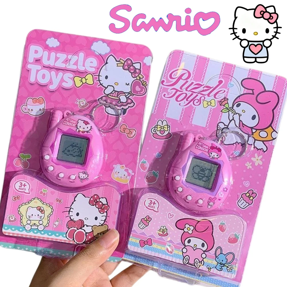 Máquina de interacción electrónica Kawaii Hello Kitty, juguete de anime My Melody para estudiantes, llavero multifuncional, regalo para festivales, venta al por mayor
