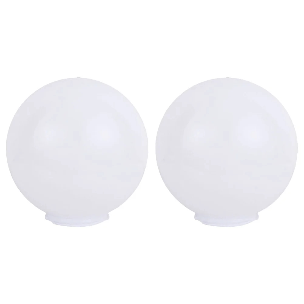 2Pcs Waterproof Lampshade Acrylic Outdoor Round Cover 15CM Fence Light Shade Lamp Cover Accessory Home Lamp Decor