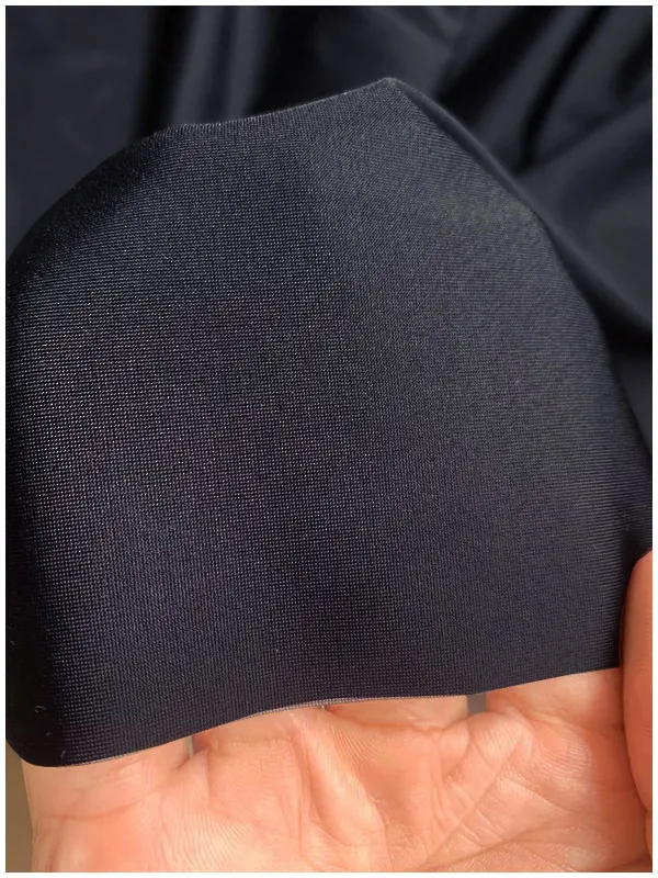 1メートル-ブラック-厚手-ストレッチ-ナイロン-スパンデックス生地-水着-ラテンダンススーツ-タイトベース生地