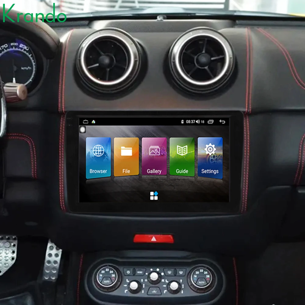 Krando 9 بوصة أندرويد السيارات NBT الملاحة Carplay لفيراري كاليفورنيا T 2009-2018 السيارات لتحديد المواقع والملاحة