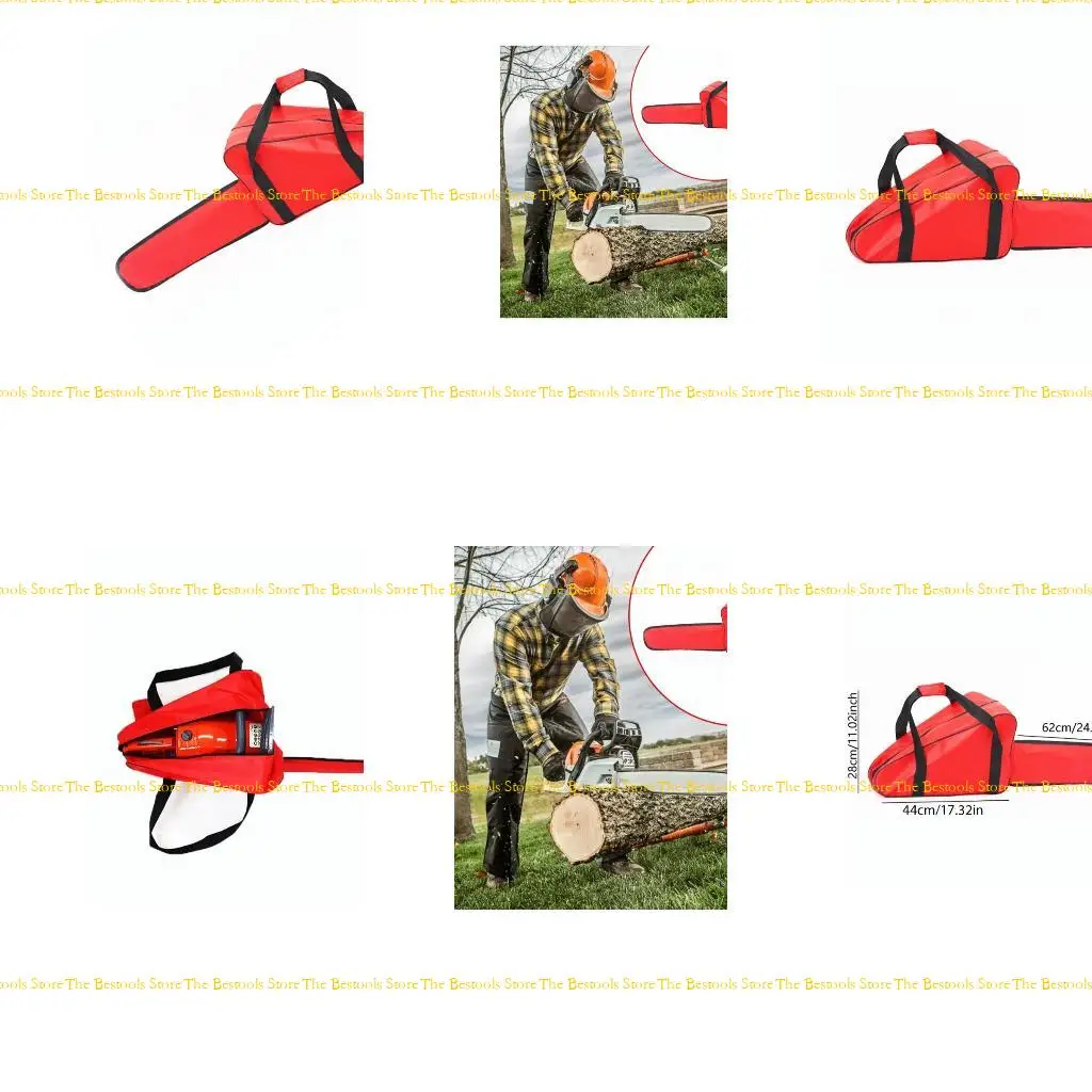 

12PF Portable Chainsaw Carrying Bag Carry Case Protective Holder Chainsaw Box Waterproof Heavy Duty Accessory Storage