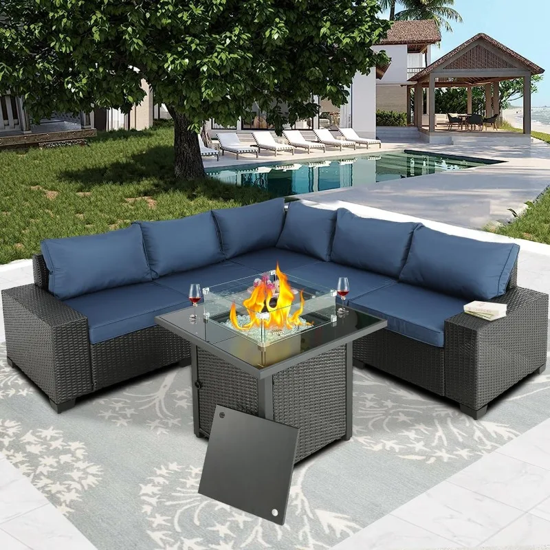 

Outdoor Furniture Patio Furniture Sets Conversation Sets Sectional Sofa Couch Wicker Rattan Balcony Furniture