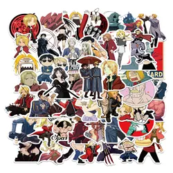 50pcs Fullmetal Alchemist Series Graffiti Stickers Suitable for Helmets Desktop Wall Decoration DIY Sticker Pack Wholesale