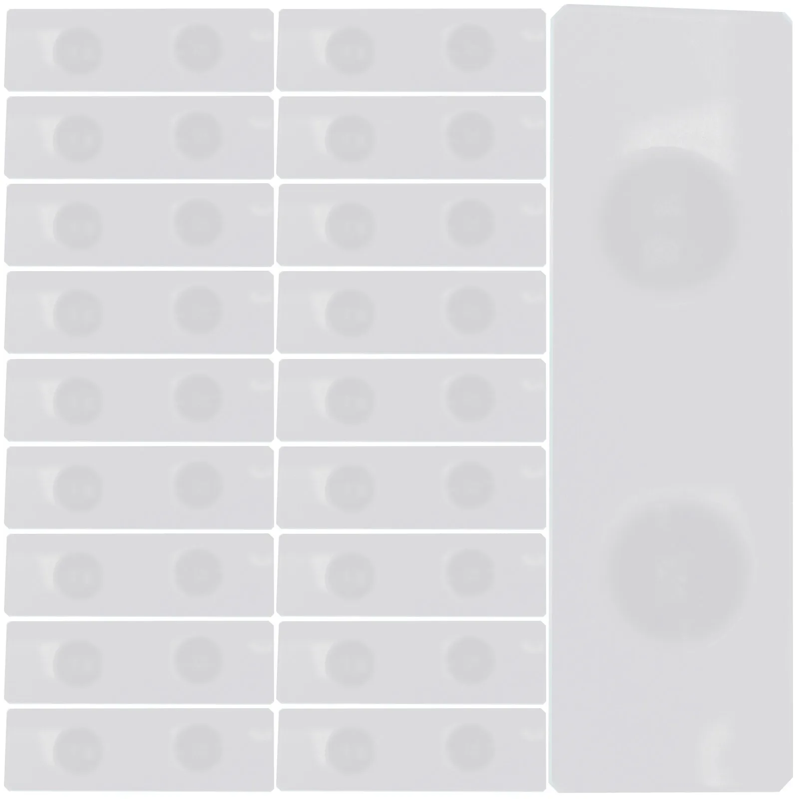 50 Pcs Double Concave Slides Aquatic Specimen Glass Microscope for Specimens Laboratory Glassware