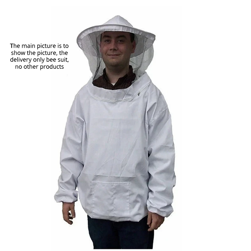 Protective Beekeeping Jacket Veil Overalls, Beekeeping Cap Sleeves Beekeeper Suit, Beekeeping Bee Jacket