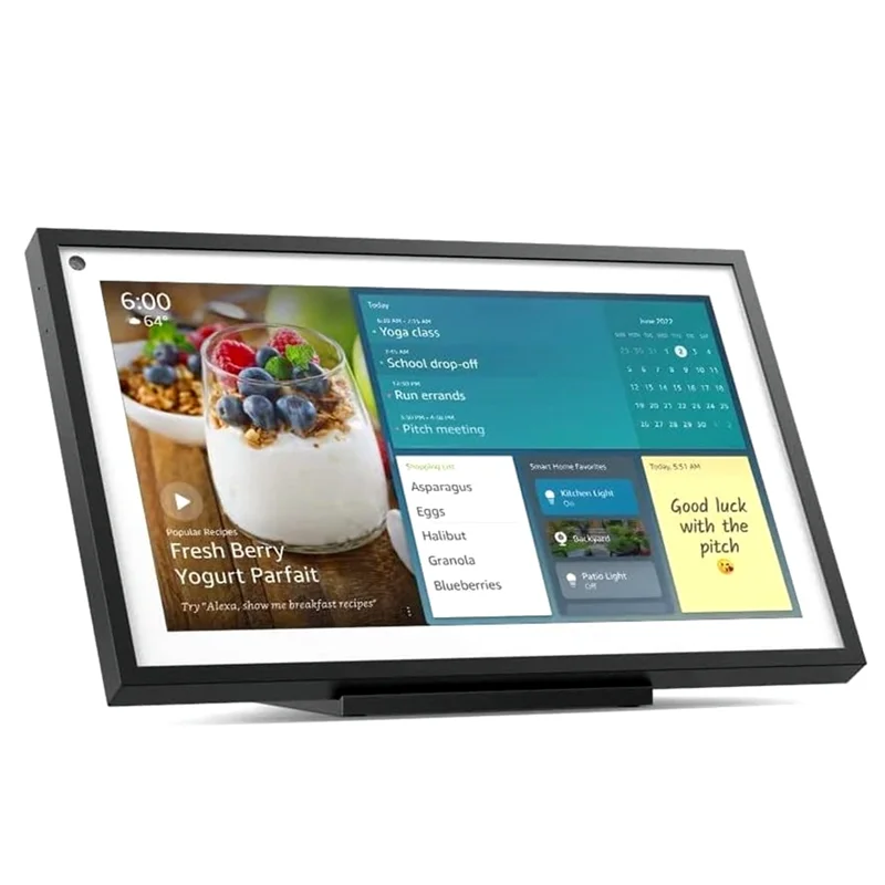 Capa protetora completa para echo show 15, capa de silicone para echo show 15, alto-falante inteligente, capa protetora à prova de poeira