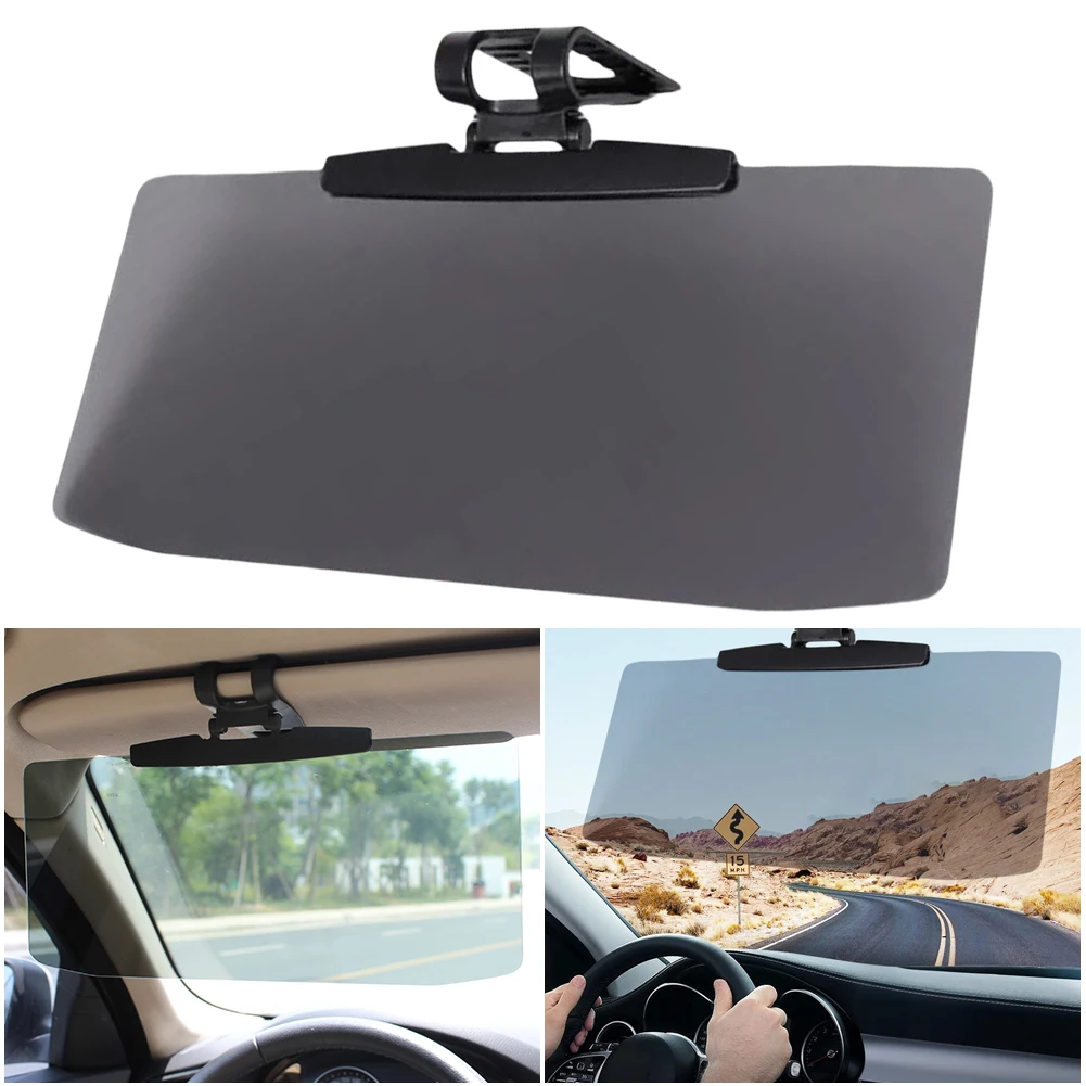 

Anti-Glare Polarized Car Visor Clear Vision Anti-Dazzle Anti-UV Sunshade Plate Extension Sun Blocker for All Trucks Car