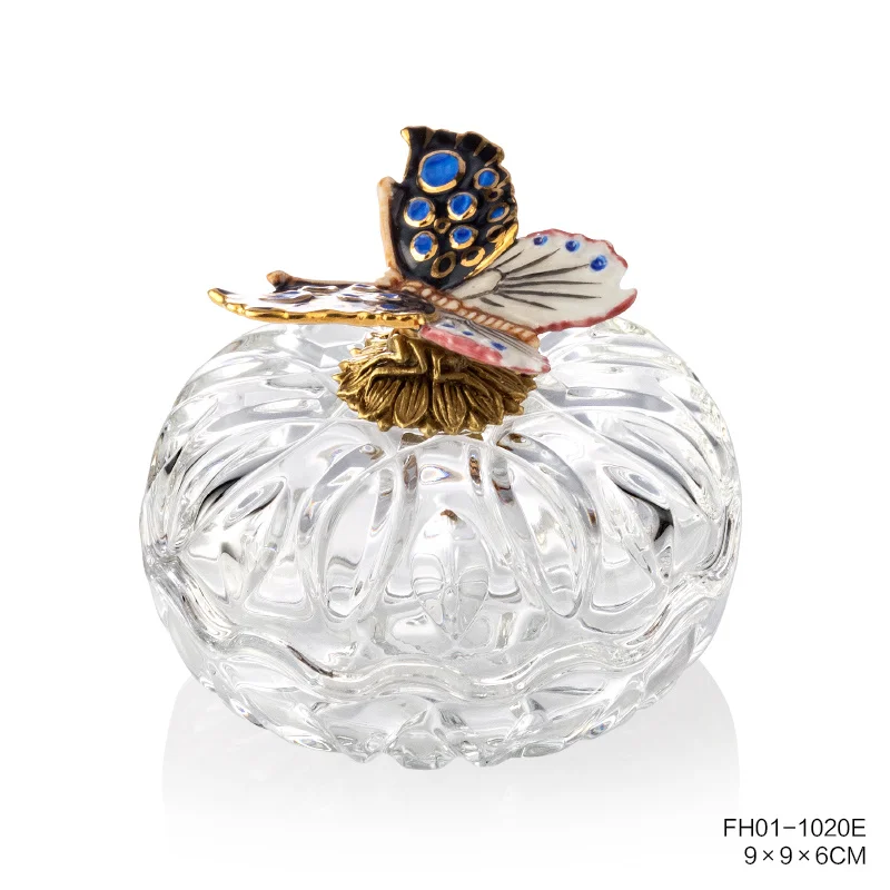 نمط دالي آرت ديكو، مزهرية برعم زجاجية كريستالية شفافة بيضاء، مزهرية مكتبية فاخرة عتيقة