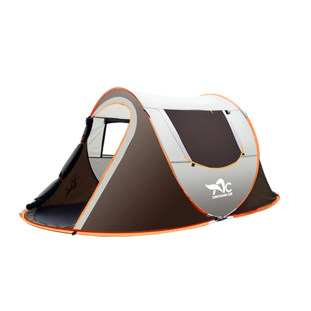 Automatic Outdoor Indoor Multi-Person Camping Hand Throw Easy-to-Put-up Tent Family Camping Camping Windproof Rainproof