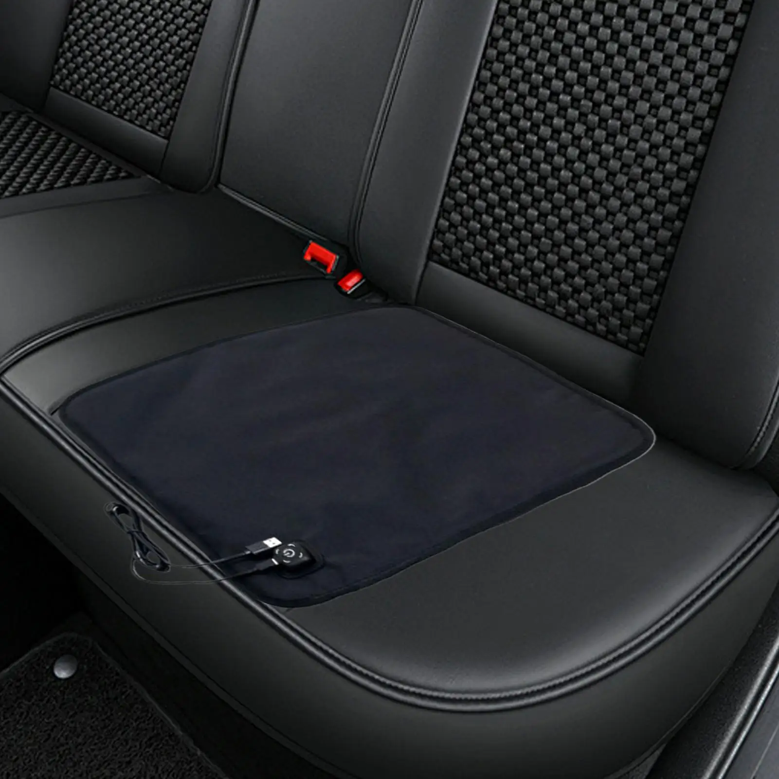 كرسي لوحة التدفئة 3 إعدادات الحرارة كرسي قابل للطي حصيرة USB ساخنة مقعد الاستاد لمكتب في الهواء الطلق ملعب سيارة شاحنة التخييم