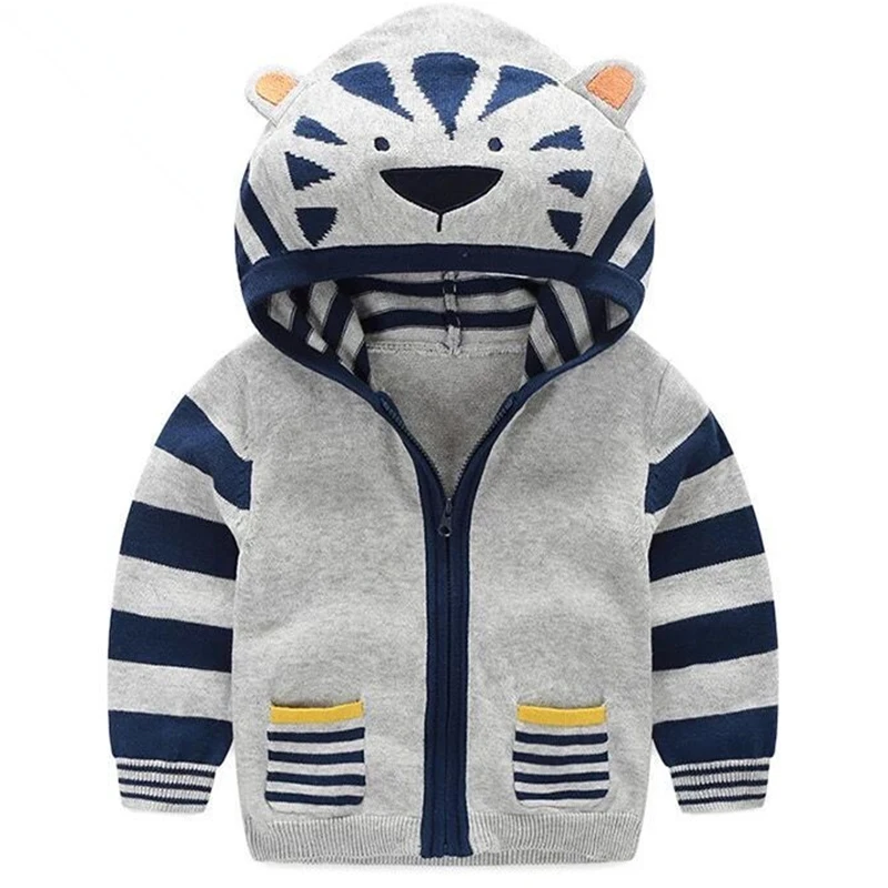 

Spring Autumn Outerwear Baby Boys Clothes Toddler Jacket Korean Casual Hooded Cartoon Cute Coats Korean Kids Clothing BC1149