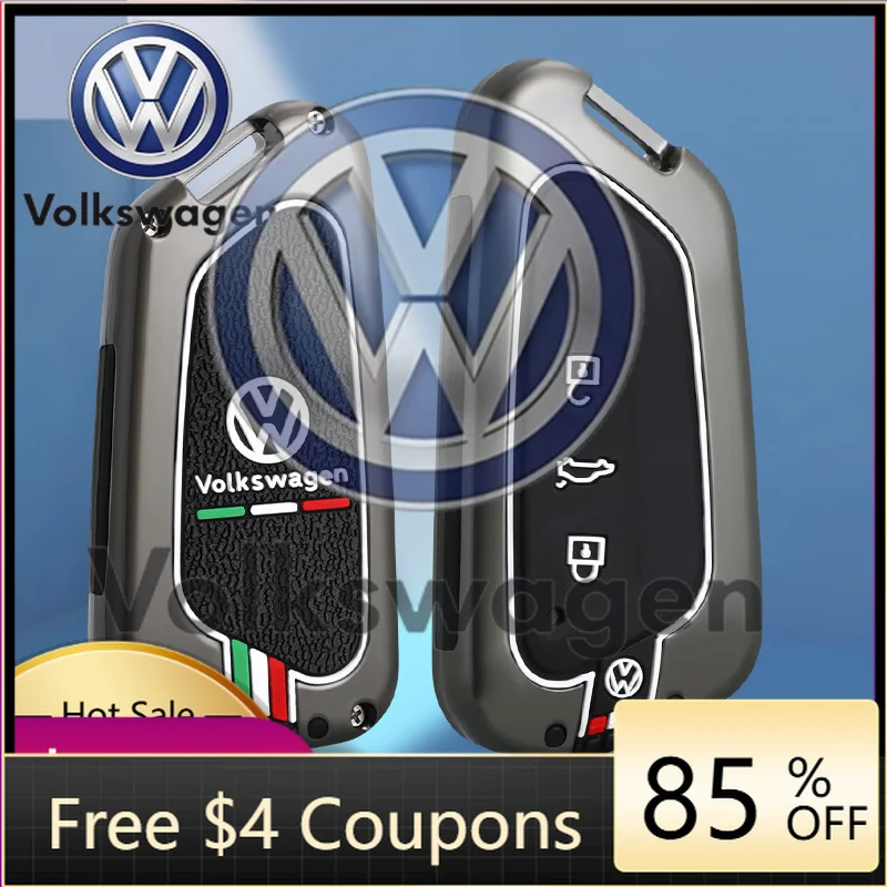 

Car Sticker 2026 Hot Styling Mouldings For VW Volkswagen Jetta MK5 Golf Metal Car Key Case Cover For Volkswagen VW GTD Magotan G