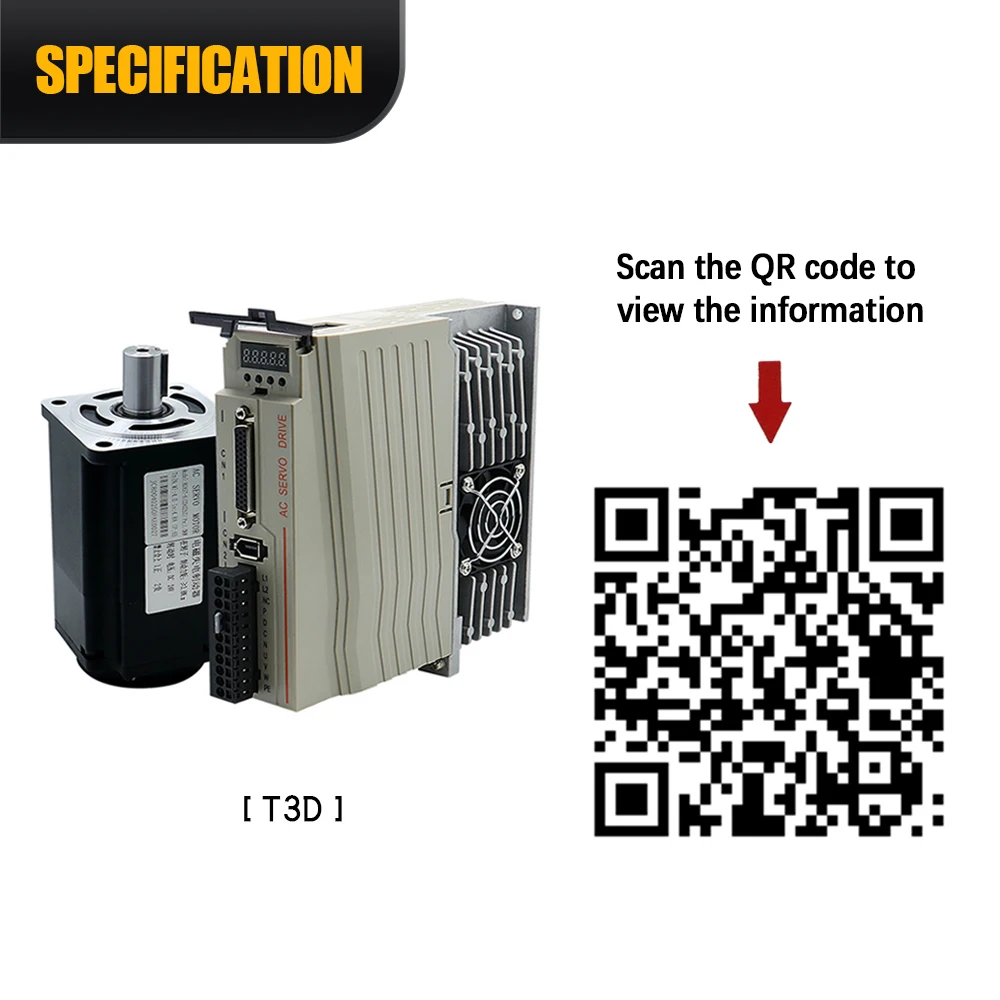 17 Bit Absolute Servo Motor 1kw 750w With RS485 80 Flange AC 110v 220V Servo Driver High Accuracy Magnetic Servo 3000-6000RPM