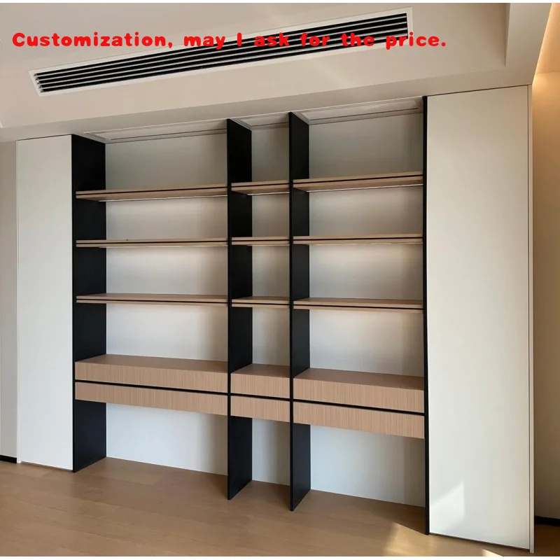 

custom.Customized Display Cabinet Multi-functional Bookshelf Bookcase Customized Book Storage Closet Study Room Furniture