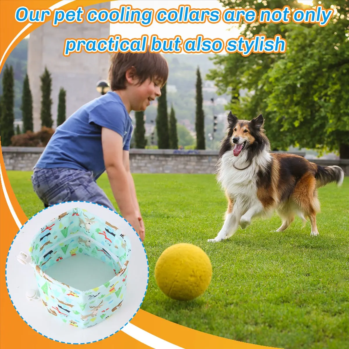 

Эффективный охлаждающий ошейник для собак, охлаждающий ледяной фартук для домашних животных, нагрудник для кошек, крутая одежда для котят, щенков, ледяной шарф, охлаждающий хит продаж для домашних животных S