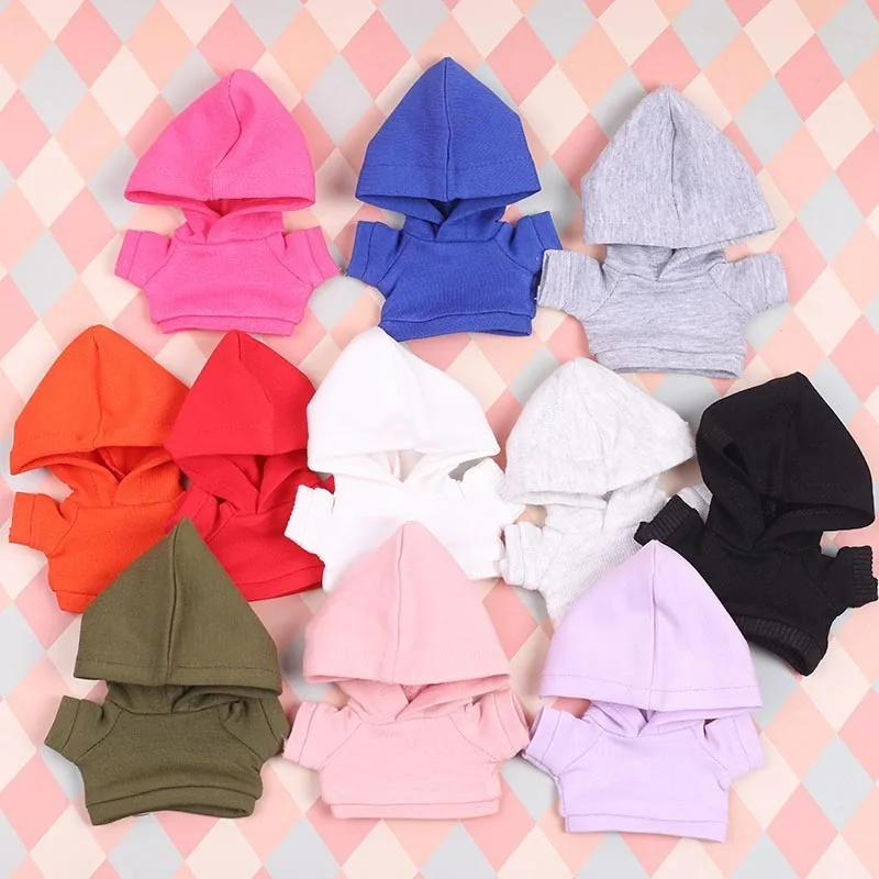 

10cm 15cm baby hoodie 20cm cotton baby clothes doll clothes coat doll accessories