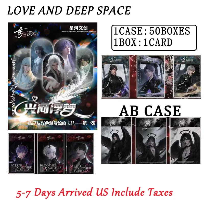 

2025 Wholesales Love And Deep Space Collection Box Crystal Card Brick Sexy Male God Abs Series Anime Christmas Gift